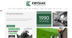 Desktop Screenshot of krysiak.pl