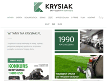 Tablet Screenshot of krysiak.pl